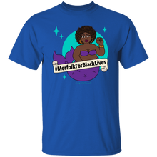 #MerfolkForBlackLives Mermaid Basic Unisex Tee