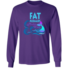 Fat Mermaids Make Waves Unisex Long Sleeve T-Shirt