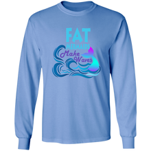 Fat Mermaids Make Waves Unisex Long Sleeve T-Shirt