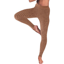 Shade 5 Nude Illusion Blended Waist Mermaid Scale Leggings
