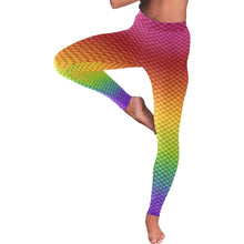 Rainbow Mermaid Scale Leggings