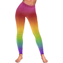 Rainbow Mermaid Scale Leggings