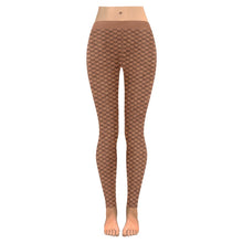 Shade 5 Nude Illusion Blended Waist Mermaid Scale Leggings