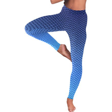 Blue Ombre Scale Leggings