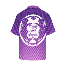 Signature Logo Purple Men's fit Hawaiian Shirt