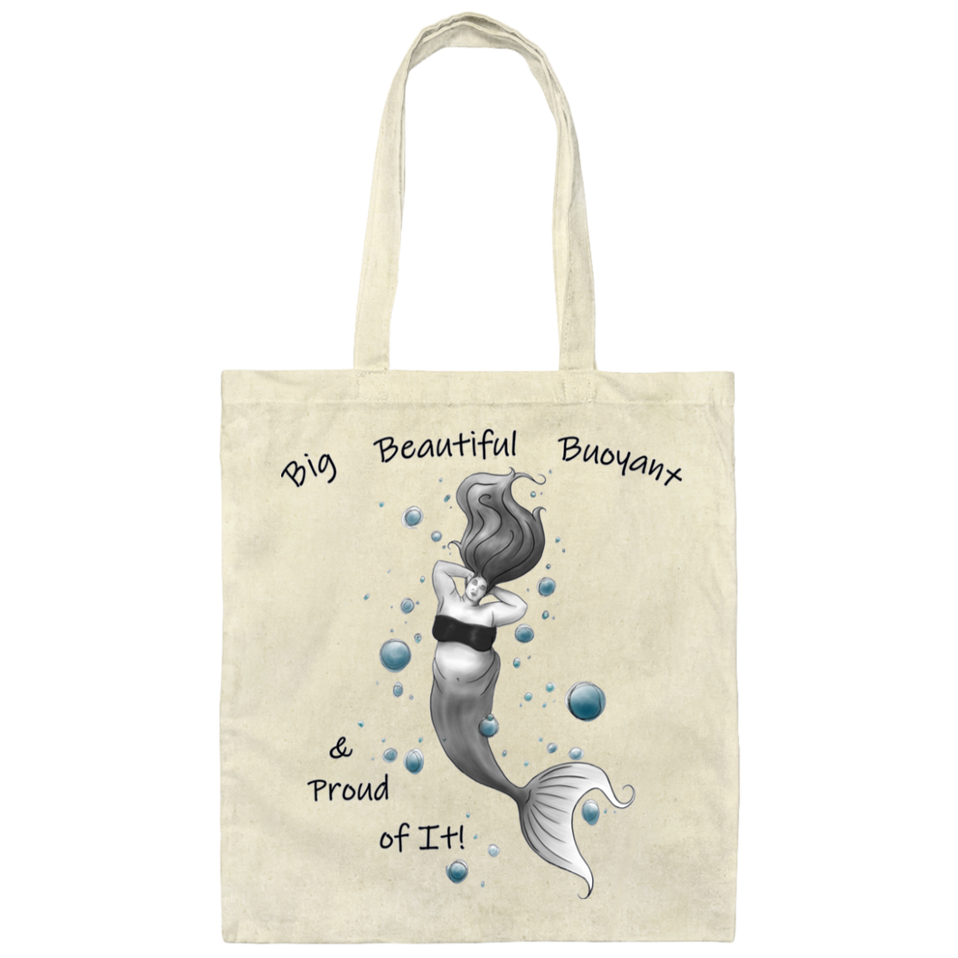 Big Beautiful Buoyant Canvas Tote Bag