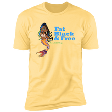 Fat Black & Free, Mermaid Chè Monique Premium Short Sleeve T-Shirt