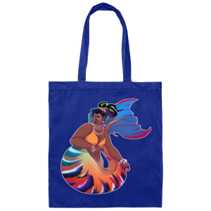 Mermaid Chè Monique Canvas Tote Bag