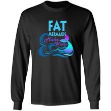 Fat Mermaids Make Waves Unisex Long Sleeve T-Shirt