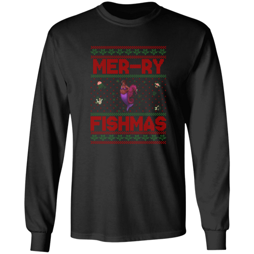 Lisette Merry Fishmas Unisex Long Sleeve T-Shirt