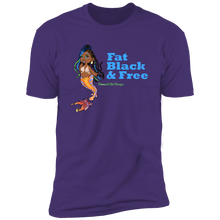 Fat Black & Free, Mermaid Chè Monique Premium Short Sleeve T-Shirt