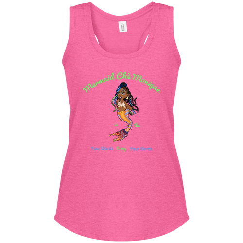 Personalized Mermaid Chè Monique is the Blank to my Blank Women's  Fit Racerback Tank