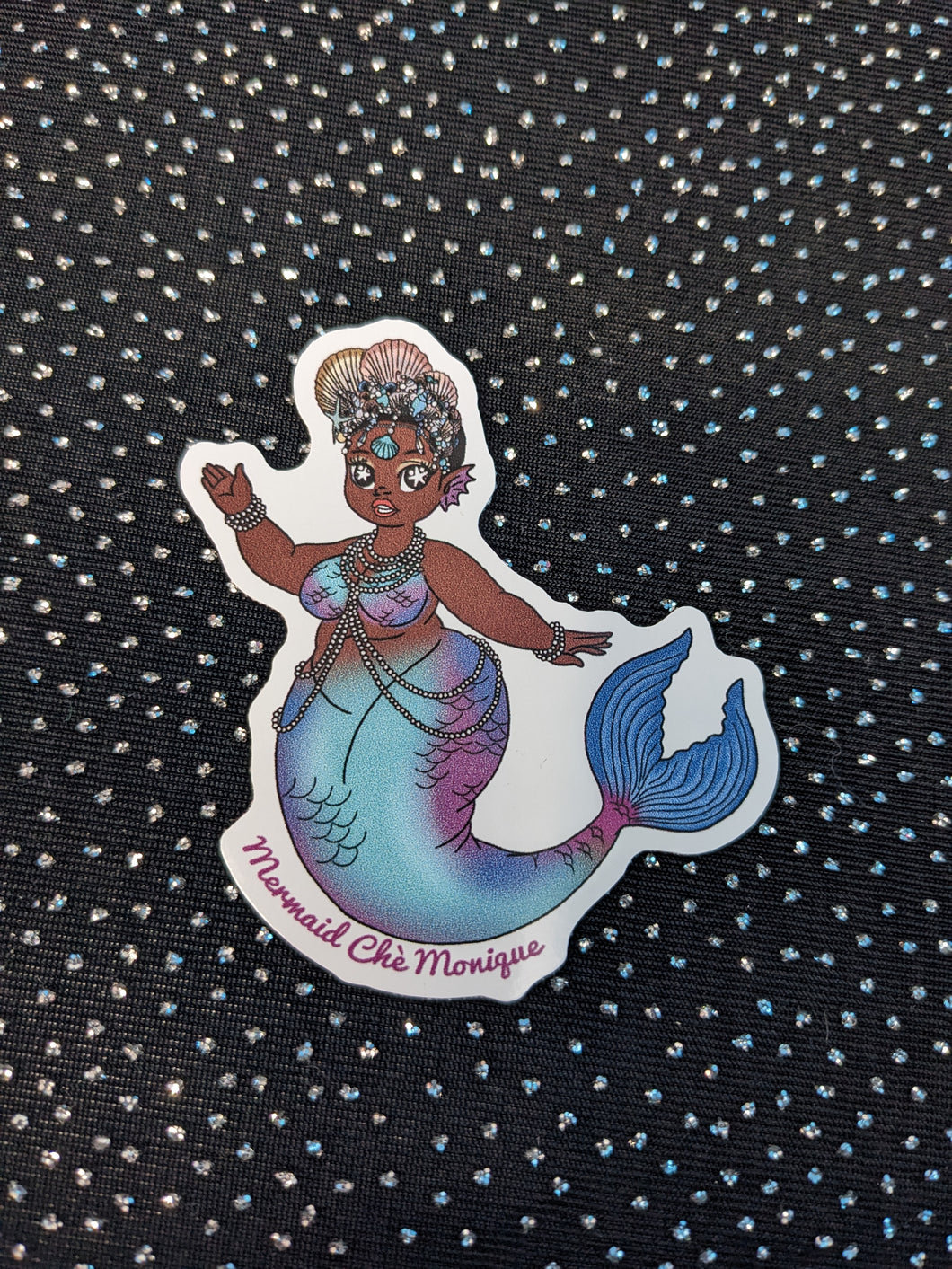 Mermaid Chè Monique New Tail Mermie Sticker