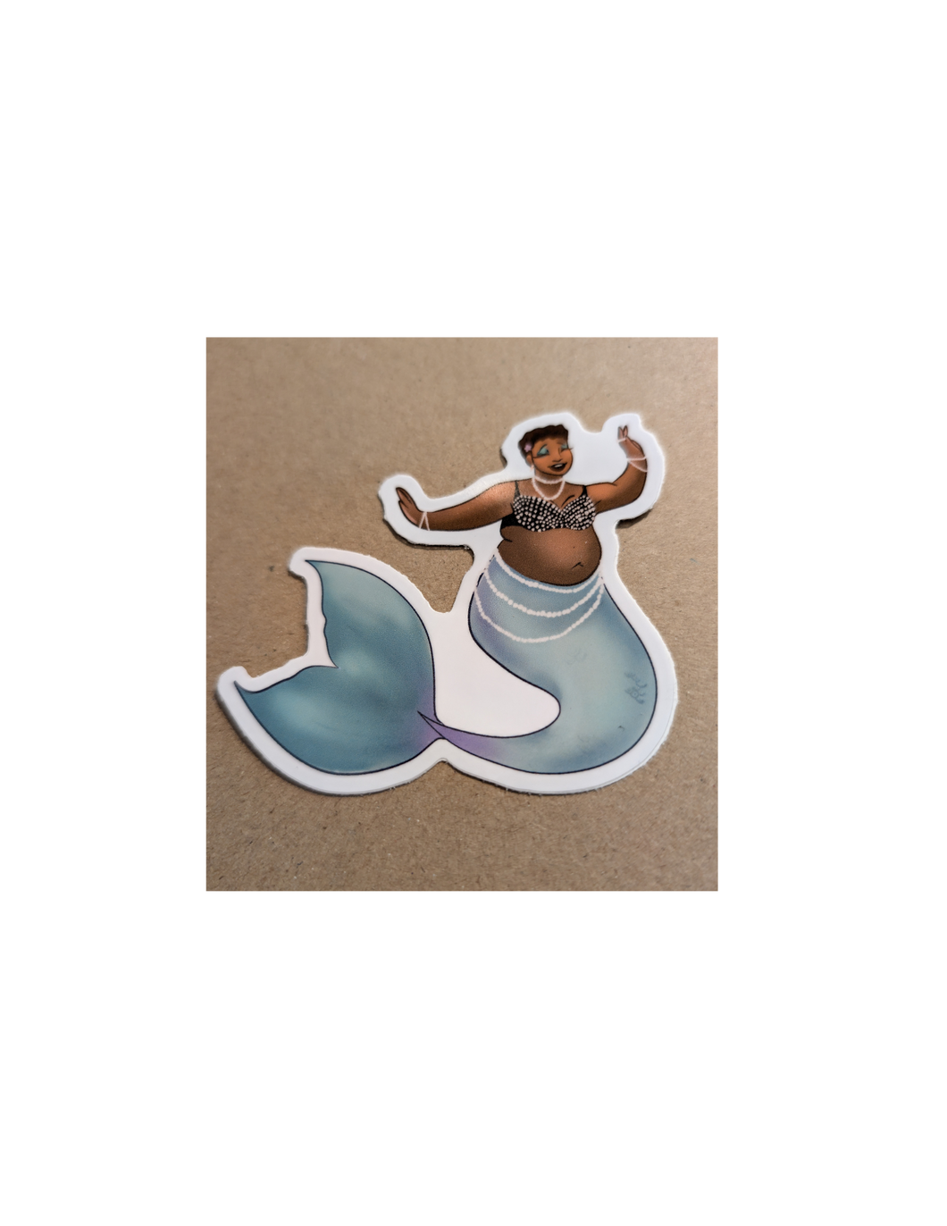 Mermaid in Pearls Mermaid Chè Monique Sticker