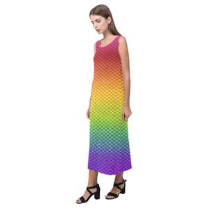 Rainbow Scale Maxi Dress