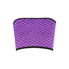Purple Meramaid Scale Bandeau