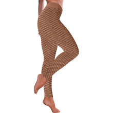 Shade 5 Nude Illusion Blended Waist Mermaid Scale Leggings