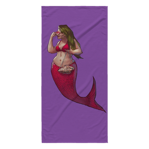 Society of Fat Mermaids Beach Towel