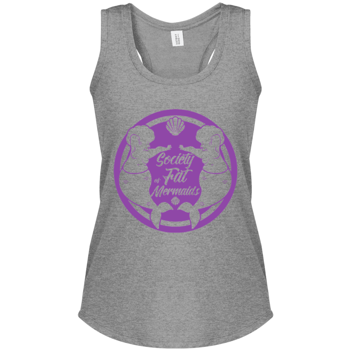 Signature Purple Logo Women's Fit Racerback Tank – Society Of Fat