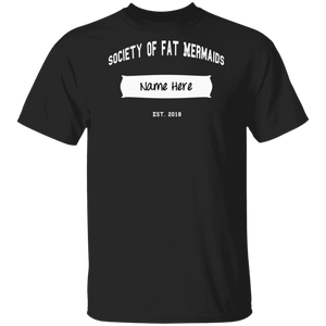 Personalized SOFM Est 2018 Basic T-Shirt White Text