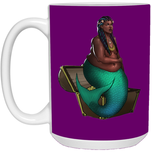 Queen Society of Fat Mermaids 15 oz.Mug