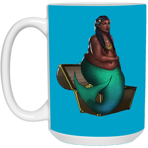 Queen Society of Fat Mermaids 15 oz.Mug