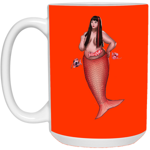 Gina Society of Fat Mermaids 15 oz.Mug