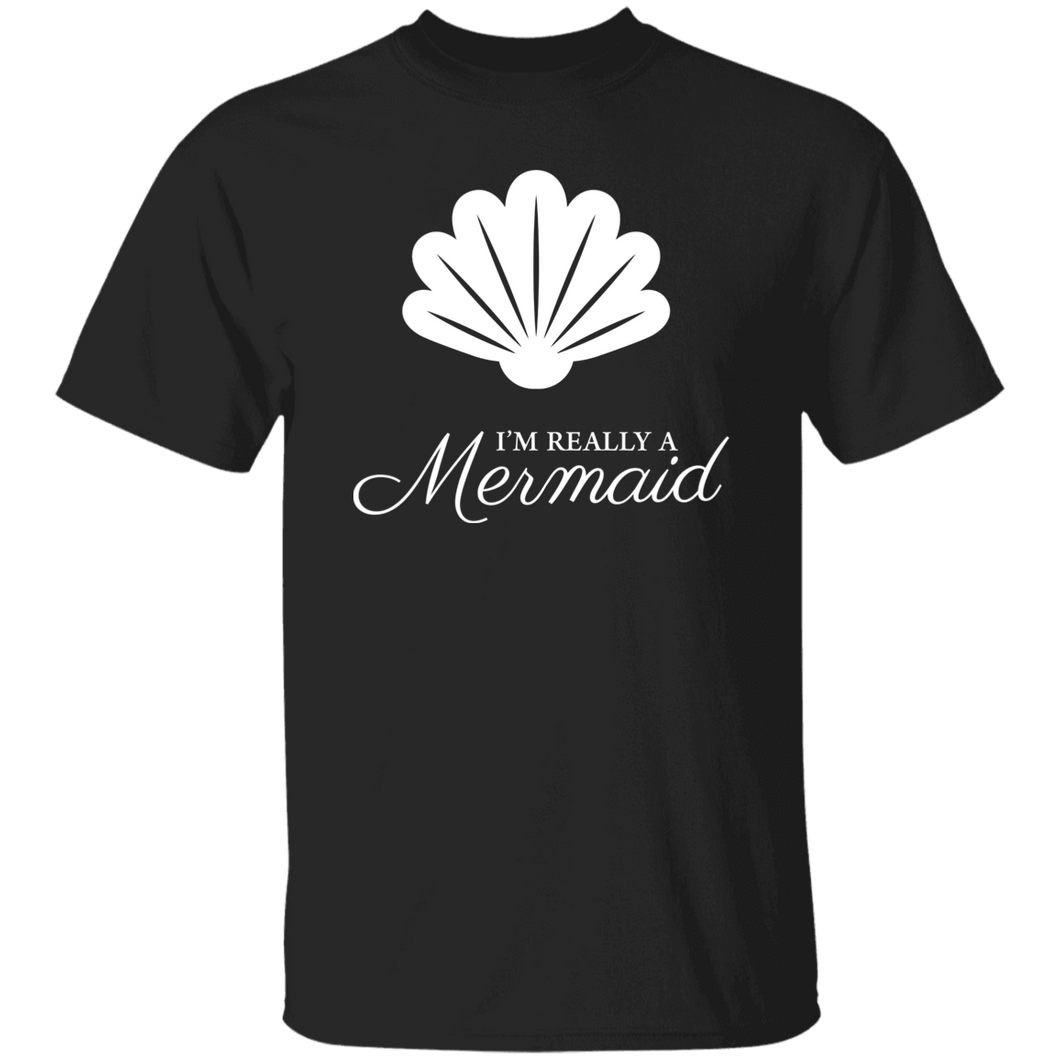 Really a Mermaid Basic Unisex T-Shirt