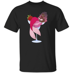 Strawberry Mer-garita Basic Unisex T-Shirt