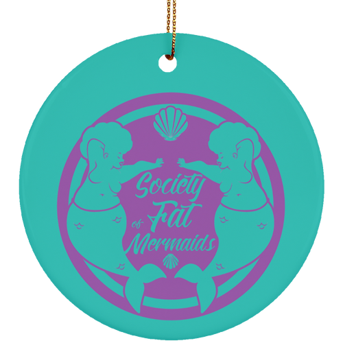 SOFM Purple Signature Round Ornament