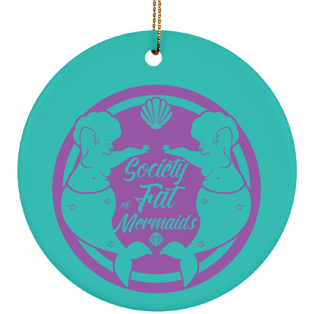 SOFM Purple Signature Round Ornament