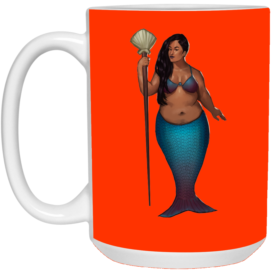 Selena Society of Fat Mermaids 15 oz.Mug