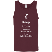 Personalized I Can't Keep Calm  Mermaid Unisex Tank