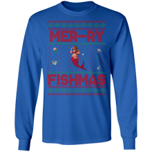 Mermaid Ugly Christmas Sweater, Glory Unisex Long Sleeve T-Shirt