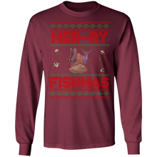 Mermaid Ugly Christmas Sweater LuLu Unisex Long Sleeve T-Shirt