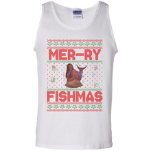 Mermaid Ugly Christmas Sweater, LuLu Unisex Cotton Tank Top