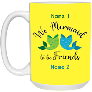 Personalized Mermaid To Be Friends Tails Mug