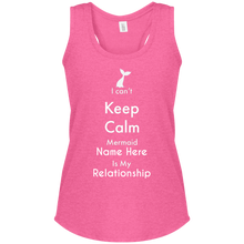 Personalized I Can't Keep Calm Mermaid Women's Fit Tank