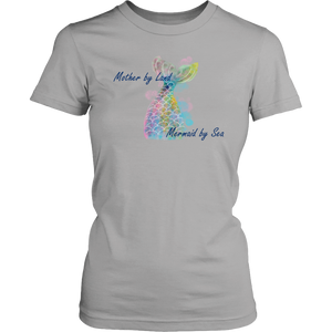 Mother by Land, Mermaid by Sea Women's Fit Soft Tee