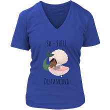 So-Shell Distancing Laptop Women's Fit Premium V-Neck Tee