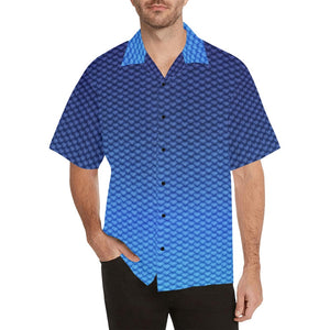 Signature Logo Men's fit Button Down Hawaiian Shirt