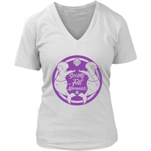 SOFM Signature Purple Premium Women's V-Neck