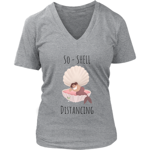 So-Shell Distancing Cell Women's Fit Premium V-neck