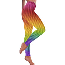 Rainbow Mermaid Scale Leggings