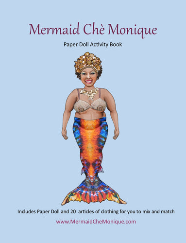 Mermaid Chè Monique Paper Doll