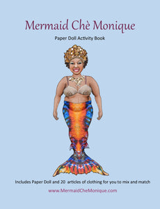 Mermaid Chè Monique Paper Doll
