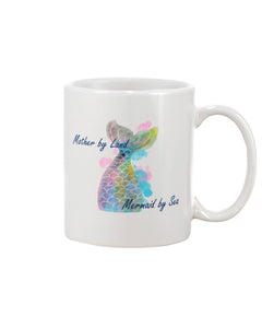 Mother by Land, Mermaid by Sea oversized Mug