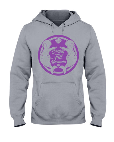 SOFM Signature Purple Logo Grey Hoodie & Sweatshirt