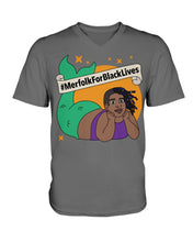 #MerfolkForBlackLives Premium Unisex V-Neck T-Shirt