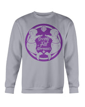 SOFM Signature Purple Logo Grey Hoodie & Sweatshirt